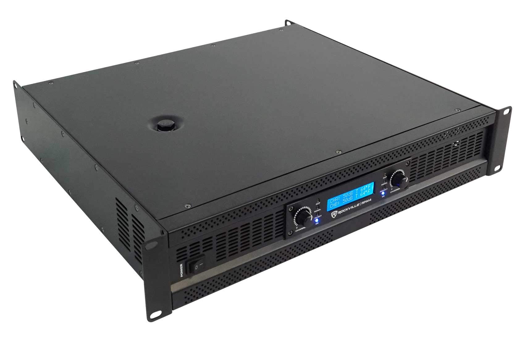 Amazon.com: Rockville RPA14 7000W Peak / 2000W RMS 2 Channel Power